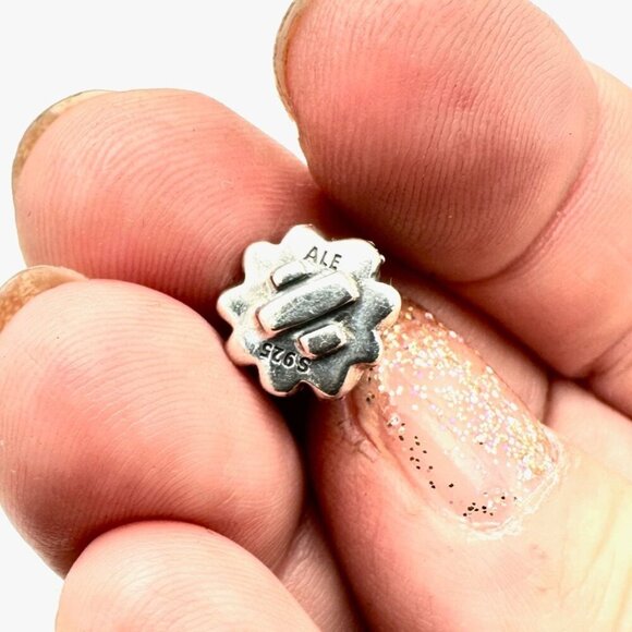 Pandora Pave Christmas Tree Charm 925 ALE Sterling Silver - Picture 3 of 4